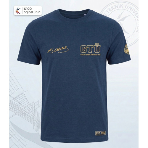 LACİVERT GEBZE TEKNİK ÜNİVERSİTESİ ATATÜRK TSHİRT